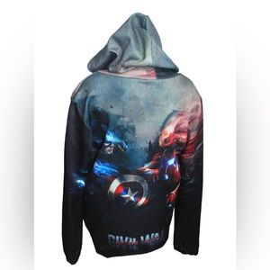 Captain America Civil War Big Boys Tweens Teens Hoodie